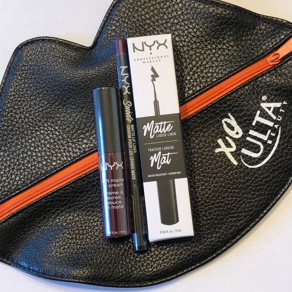 NYX Lippie Love Bundle Lipstick Eyeliner Lipliner - Picture 1 of 6